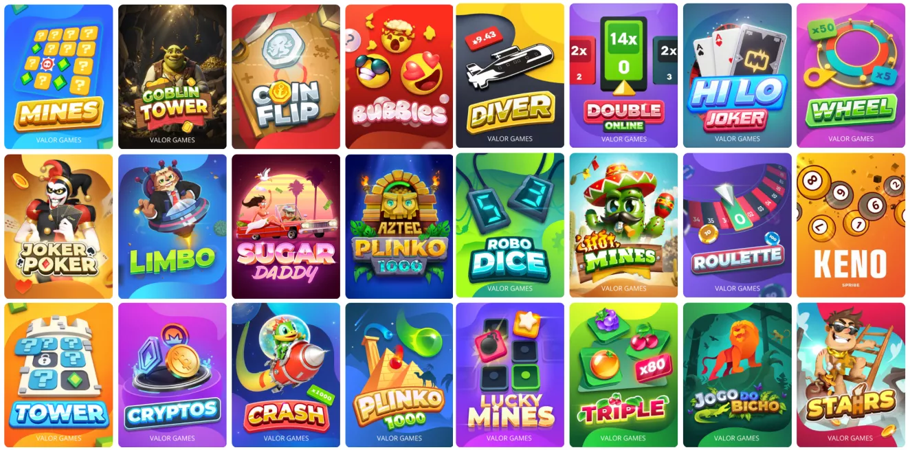 Valor Bet Casino slots